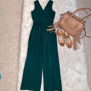 Jumpsuit - Romper emerald green